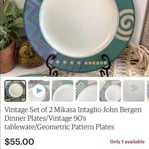 Milkasa | Dining | Mikasa Intaglio Life Style By John Bergen Dish